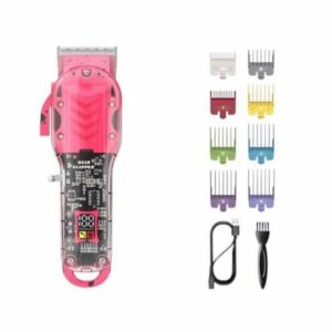 Pembe HK3800 Şarjlı Dijtal Göstergeli Tıraş Makinesi Seti