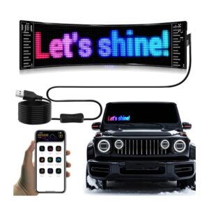 Led Araç İçi Matrix Yazı Paneli 16*96 (12×60 cm)