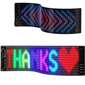 Led Araç İçi Matrix Yazı Paneli 16x192
