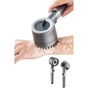 Masajlı Tazyikli Su Basıçlı Duş Başlığı Filtreli 3 Modlu